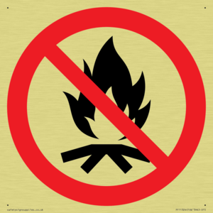 Prohibition: No campfire